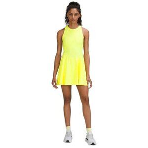 Lululemon Court Crush Dress Electric Lemon Tennis Pickle Ball Size 4